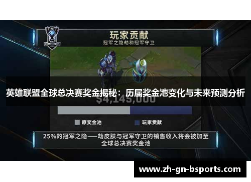 英雄联盟全球总决赛奖金揭秘：历届奖金池变化与未来预测分析