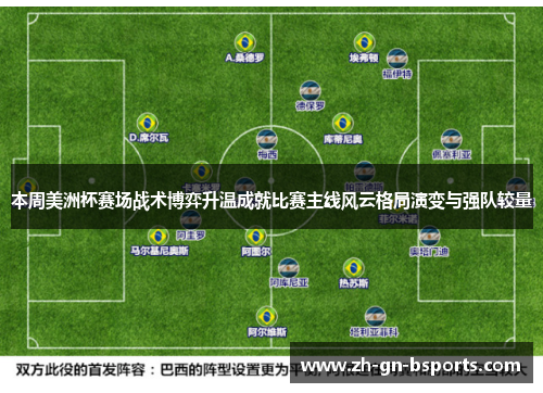 本周美洲杯赛场战术博弈升温成就比赛主线风云格局演变与强队较量
