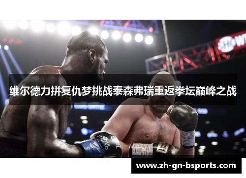 维尔德力拼复仇梦挑战泰森弗瑞重返拳坛巅峰之战 维尔德力拼复仇梦挑战泰森弗瑞重返拳坛巅峰之战